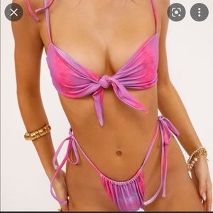 Tiger Mist Aja bikini (top, bottom, jordie skirt)
